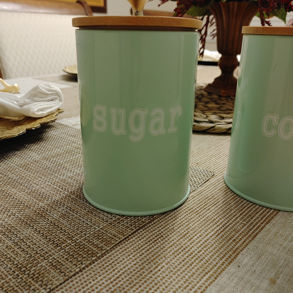 DEVLON NORTHWEST TEA SUGAR COFFEE CONTAINERS (3) - Picture 4 of 10
